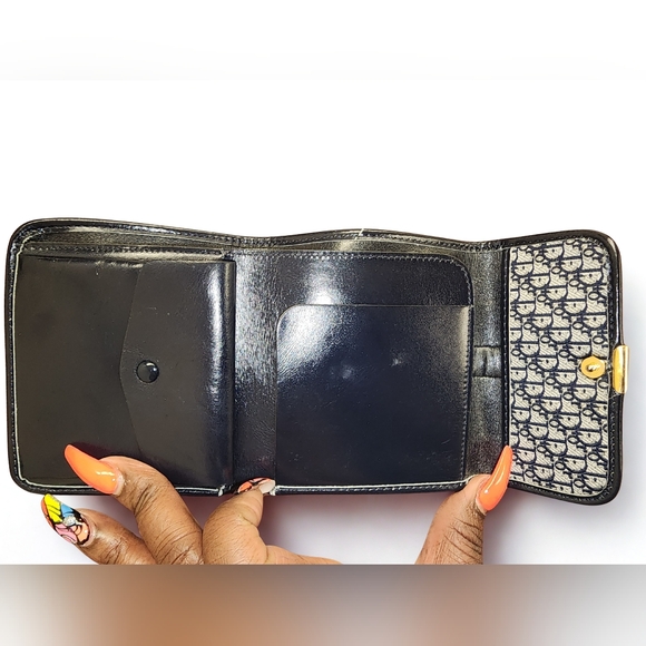 Dior Vintage Monogram Compact Wallet - Picture 3 of 4